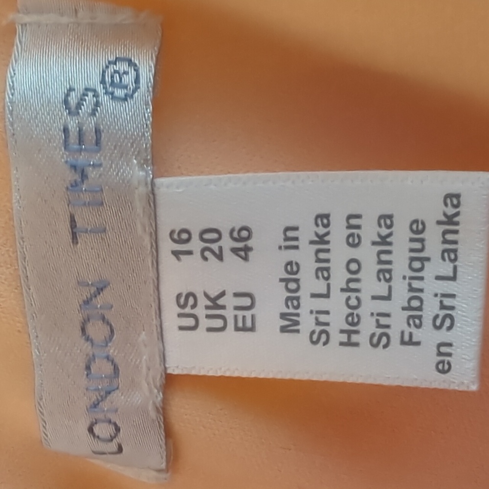 London Times Twisted Flounce Hem Midi Dress NWT - Picture 5 of 7